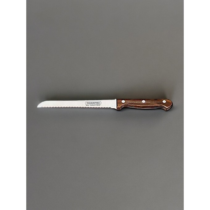 Нож для хлеба TRAMONTINA Polywood, нержавеющая сталь, 18 см 21125-197]STG